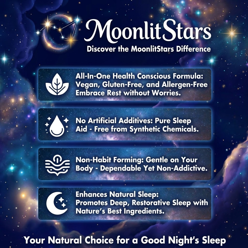 MoonlitStars™ Natural Sleep Gummies